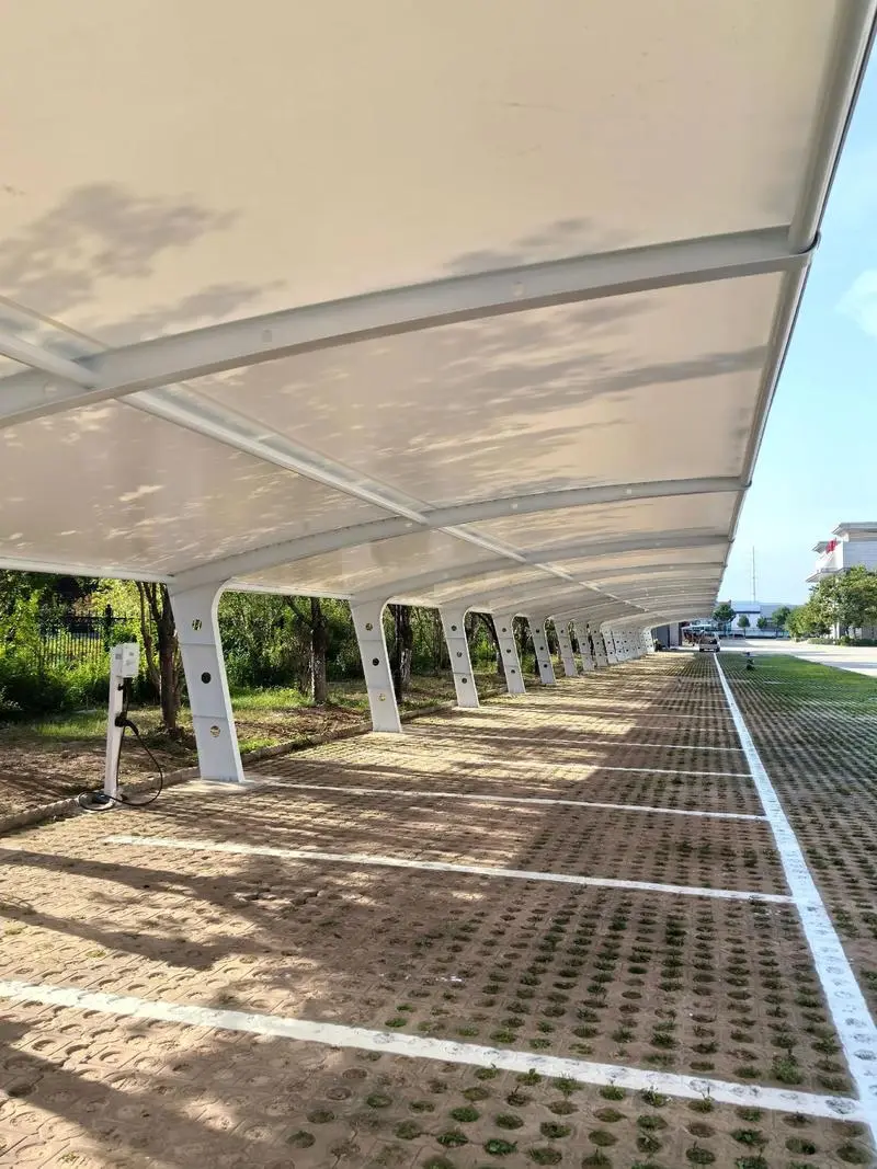贵州都匀膜结构车棚多少钱一平方?本地源头厂家报价说明